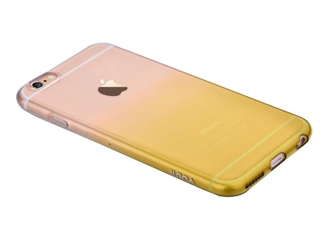 Чехол Vouni Rainbow case для Apple iPhone 6S (оранжевый, гелевый)