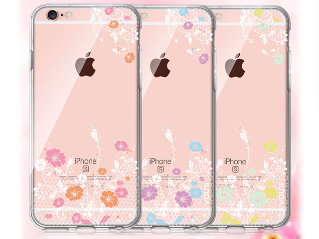 Чехол Vouni Crystal Soft case для Apple iPhone 6S (Lilac Yellow, гелевый)