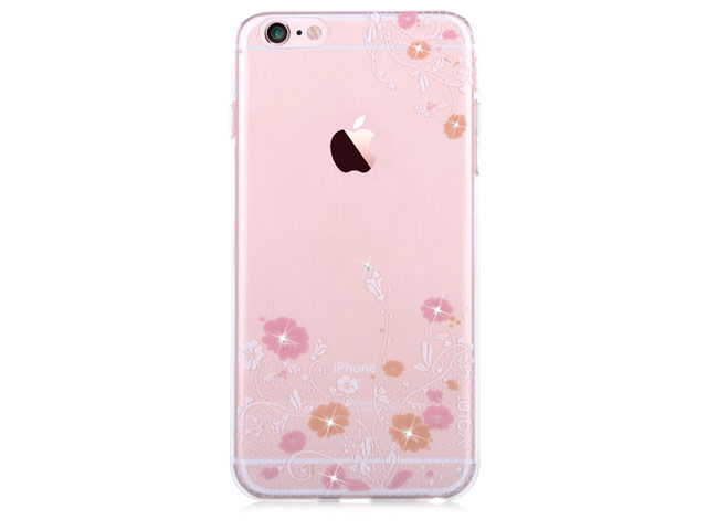 Чехол Vouni Crystal Soft case для Apple iPhone 6S (Lilac Pink, гелевый)