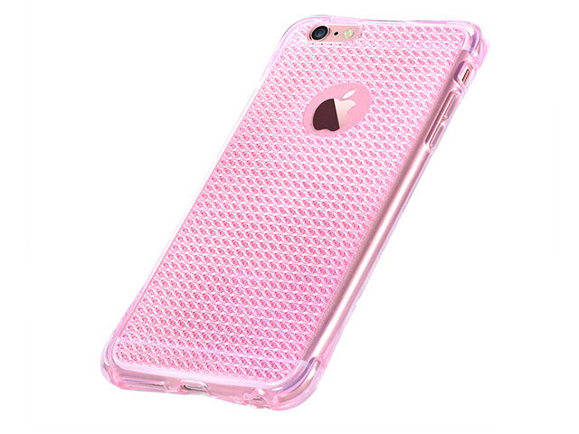 Чехол Vouni Anti Shock Glitter case для Apple iPhone 6S (розовый, гелевый)