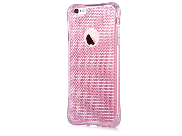 Чехол Vouni Anti Shock Glitter case для Apple iPhone 6S (розовый, гелевый)