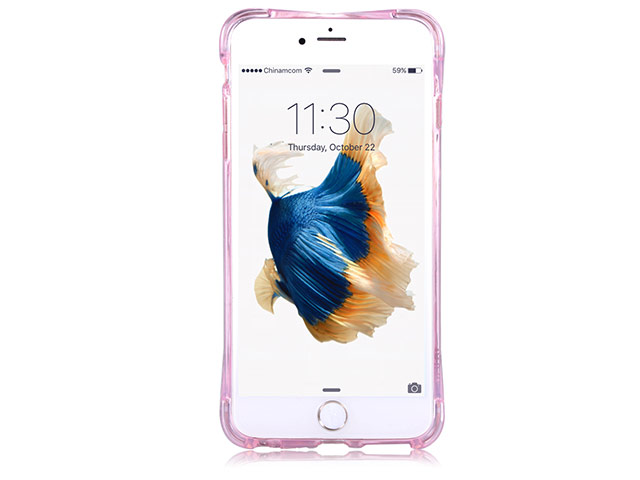 Чехол Vouni Anti Shock Glitter case для Apple iPhone 6S (розовый, гелевый)