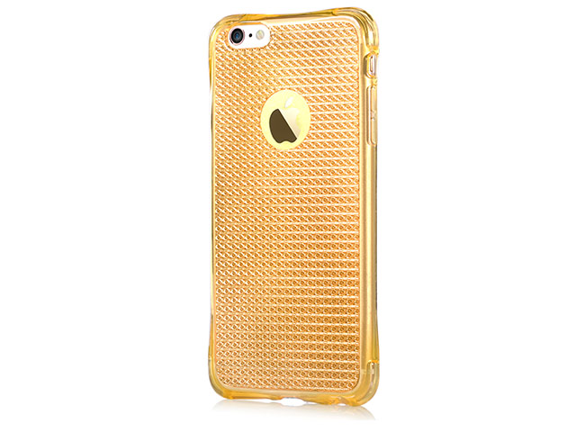 Чехол Vouni Anti Shock Glitter case для Apple iPhone 6S (золотистый, гелевый)