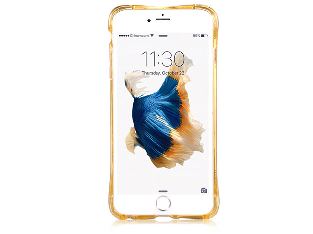 Чехол Vouni Anti Shock Glitter case для Apple iPhone 6S (золотистый, гелевый)