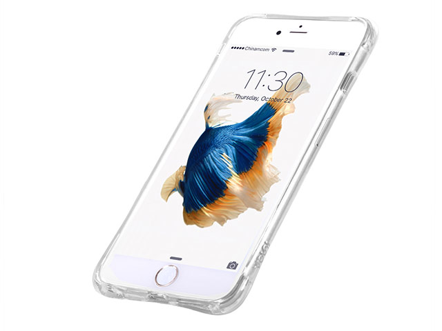 Чехол Vouni Anti Shock Glitter case для Apple iPhone 6S (прозрачный, гелевый)