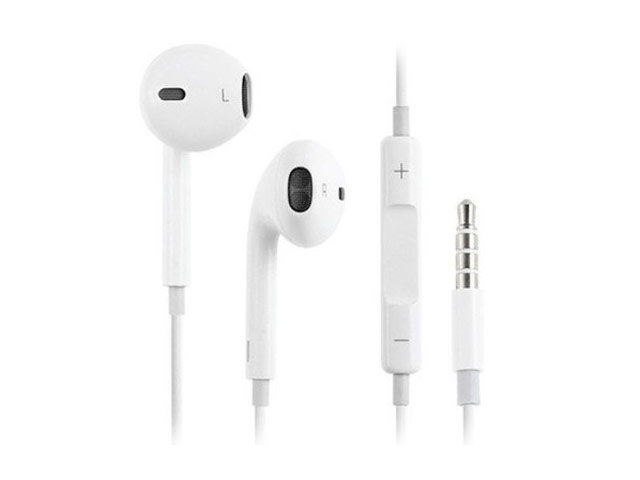 Наушники Devia Smart EarPods (белые, пульт/микрофон, 20-20000 Гц)