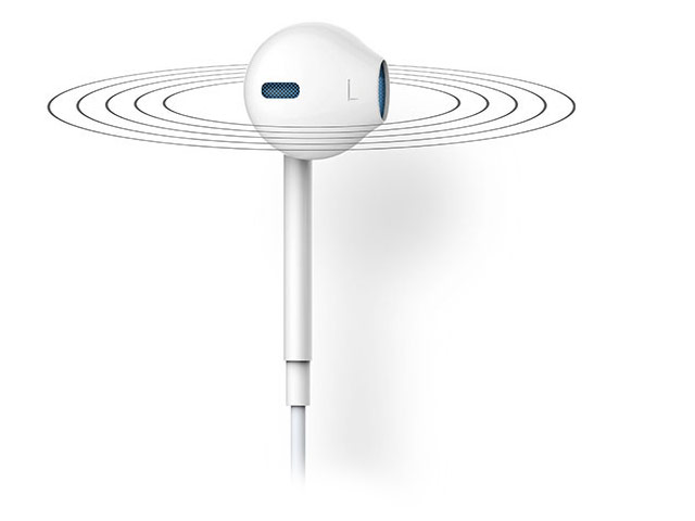 Наушники Devia Smart EarPods (белые, пульт/микрофон, 20-20000 Гц)