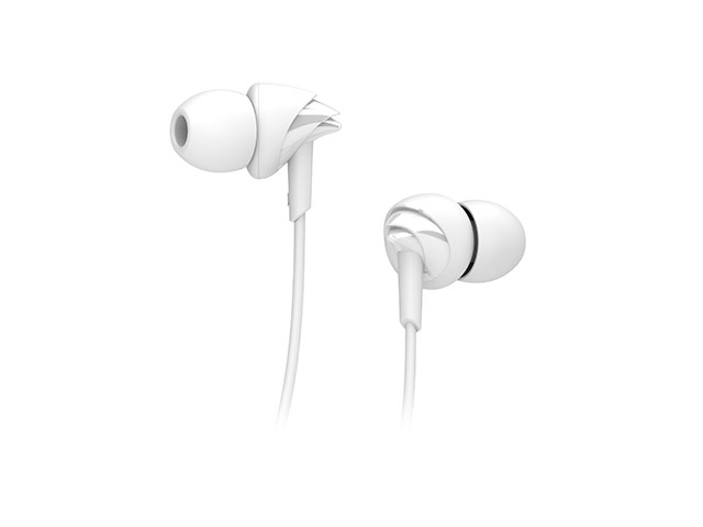 Наушники Devia Ripple D1 In-Ear Headphones (белые, пульт/микрофон, 20-20000 Гц)