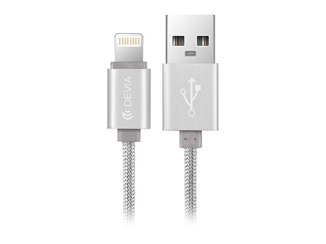 USB-кабель Devia Fashion Cable универсальный (Lightning, MFi, 1.2 метра, серый)