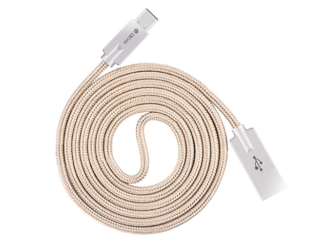 USB-кабель Devia Vipper Cable универсальный (USB Type C, 1.2 метра, золотистый)