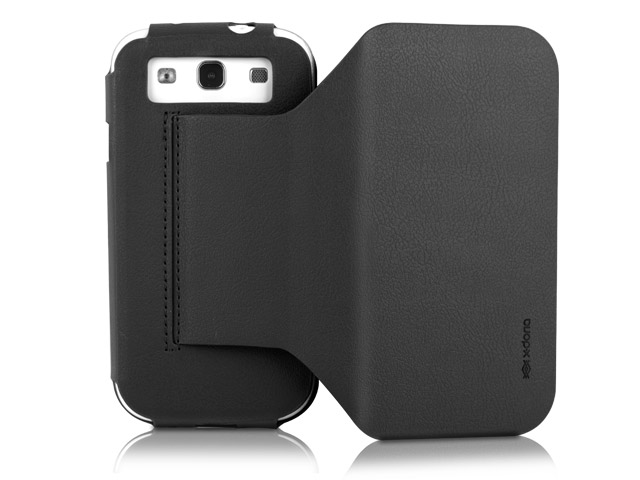 Чехол X-doria Dash Pro case для Samsung Galaxy S3 i9300 (черный, кожанный)