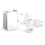 Зарядное устройство Devia Universal Power Travel Kit универсальное (сетевое, 2.5A, 2xUSB, белое)