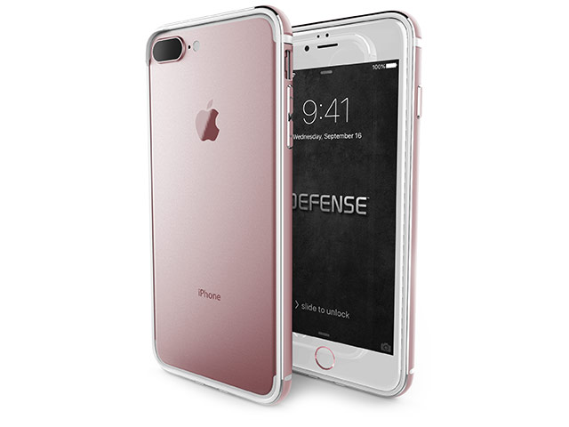 Чехол X-doria Defense Edge для Apple iPhone 7 plus (розово-золотистый, маталлический)