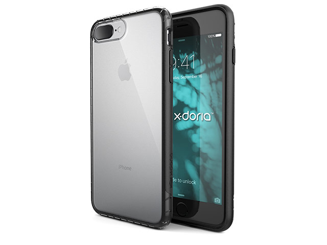 Чехол X-doria Scene Case для Apple iPhone 7 plus (черный, пластиковый)