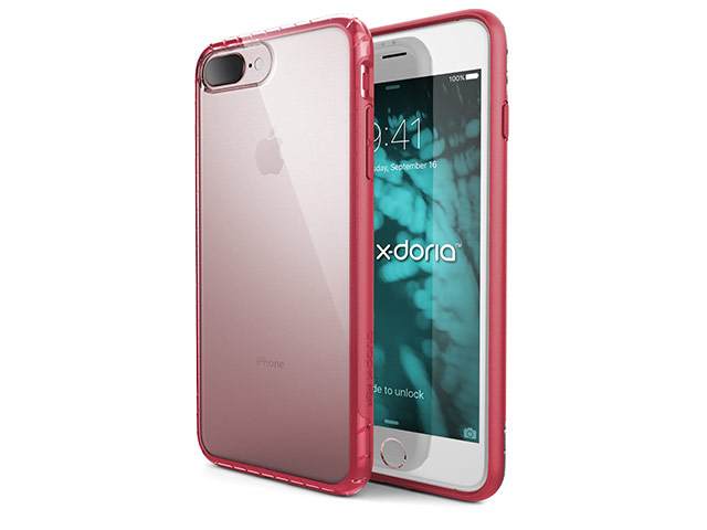 Чехол X-doria Scene Case для Apple iPhone 7 plus (розовый, пластиковый)