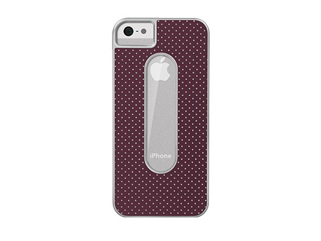 Чехол X-doria Dash Case для Apple iPhone 5 (фиолетовый, кожанный)