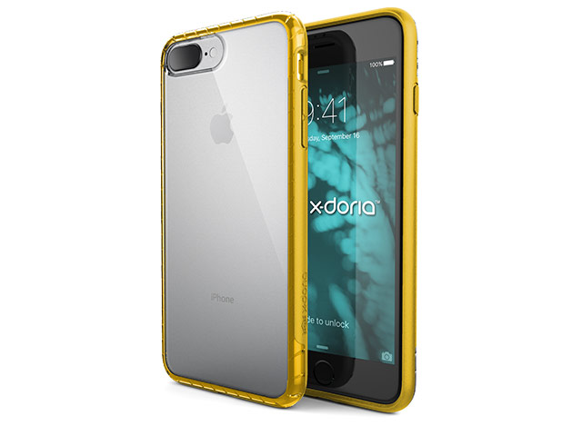 Чехол X-doria Scene Case для Apple iPhone 7 plus (желтый, пластиковый)