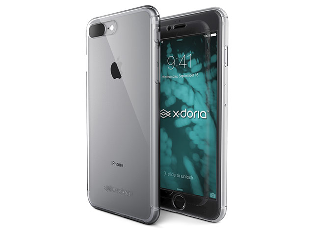 Чехол X-doria Defense 360 Glass для Apple iPhone 7 plus (прозрачный, пластиковый)