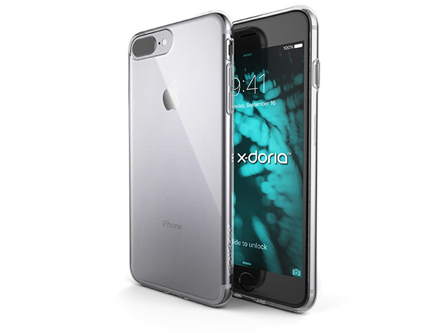 Чехол X-doria GelJacket case для Apple iPhone 7 plus (прозрачный, гелевый)