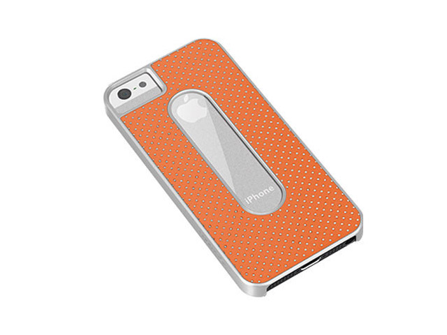 Чехол X-doria Dash Case для Apple iPhone 5 (красный, кожанный)