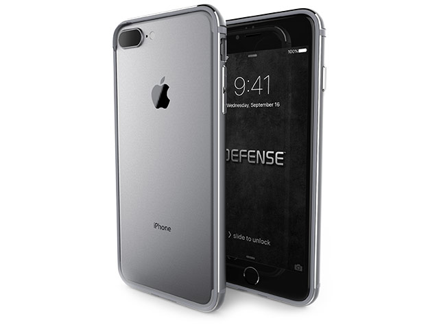 Чехол X-doria Defense Edge для Apple iPhone 7 plus (темно-серый, маталлический)