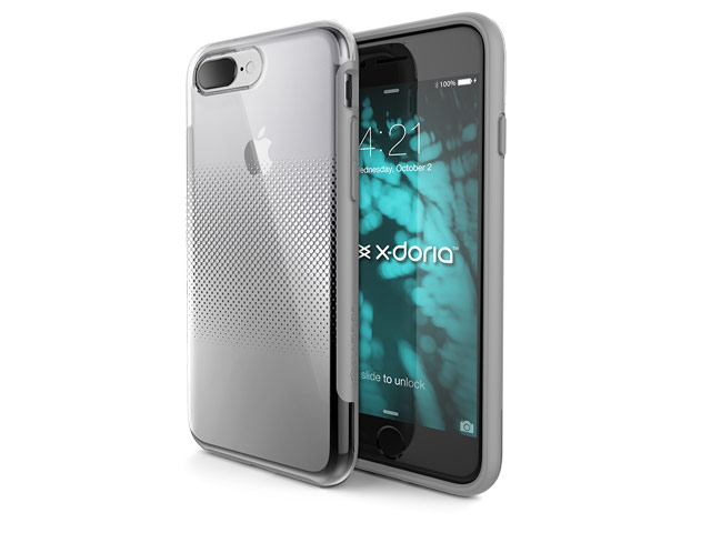 Чехол X-doria Revel Case для Apple iPhone 7 plus (Chrome Silver, пластиковый)