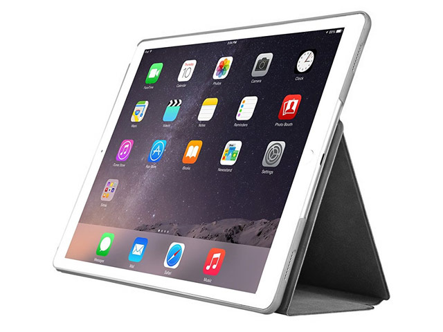 Чехол Comma Elegant Series для Apple iPad Pro 12.9 (черный, кожаный)
