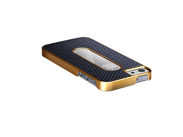 Чехол X-doria Dash Case для Apple iPhone 5 (синий, кожанный)
