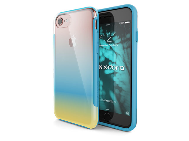 Чехол X-doria Revel Case для Apple iPhone 7 (Gradient Blue, пластиковый)