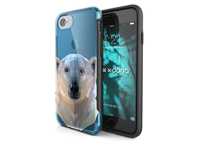 Чехол X-doria Revel Case для Apple iPhone 7 (Polar Bear, пластиковый)