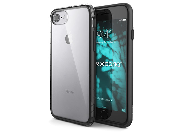 Чехол X-doria Scene Case для Apple iPhone 7 (черный, пластиковый)