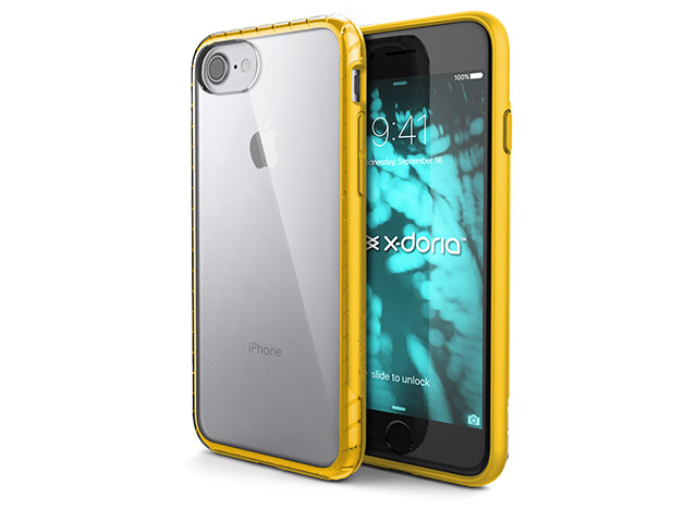 Чехол X-doria Scene Case для Apple iPhone 7 (желтый, пластиковый)