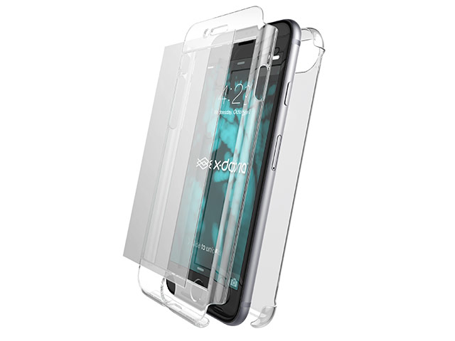 Чехол X-doria Defense 360 Glass для Apple iPhone 7 (прозрачный, пластиковый)