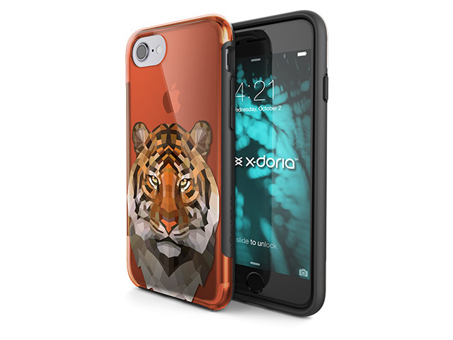 Чехол X-doria Revel Case для Apple iPhone 7 (Tiger, пластиковый)