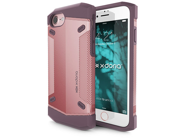 Чехол X-doria Rumber Case для Apple iPhone 7 (розовый, пластиковый)