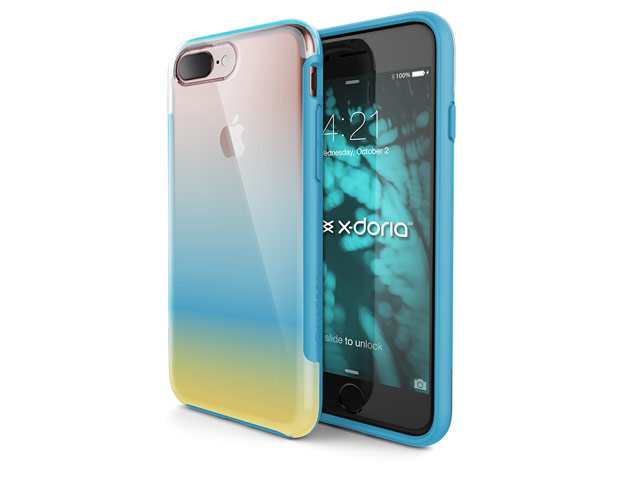 Чехол X-doria Revel Case для Apple iPhone 7 plus (Gradient Blue, пластиковый)