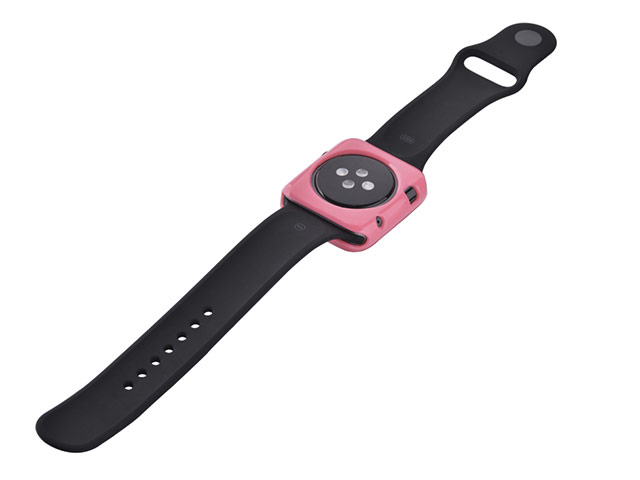 Чехол Devia Colorful case для Apple Watch 42 мм (голубой, гелевый)