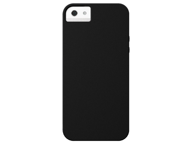 Чехол X-doria Soft Case для Apple iPhone 5 (черный, силиконовый)