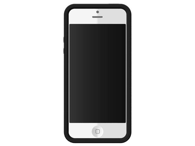 Чехол X-doria Soft Case для Apple iPhone 5 (черный, силиконовый)