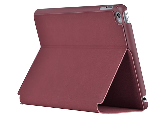 Чехол Comma Elegant Series для Apple iPad mini 4 (красный, кожаный)