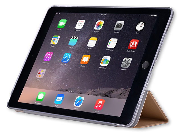 Чехол Devia Light Grace case для Apple iPad Pro 12.9 (золотистый, кожаный)