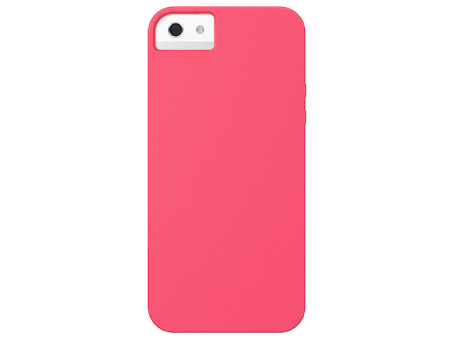 Чехол X-doria Soft Case для Apple iPhone 5 (розовый, силиконовый)
