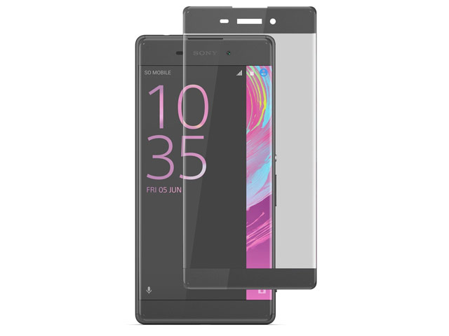 Защитная пленка Yotrix 3D Glass Protector для Sony Xperia XA (стеклянная, серая)