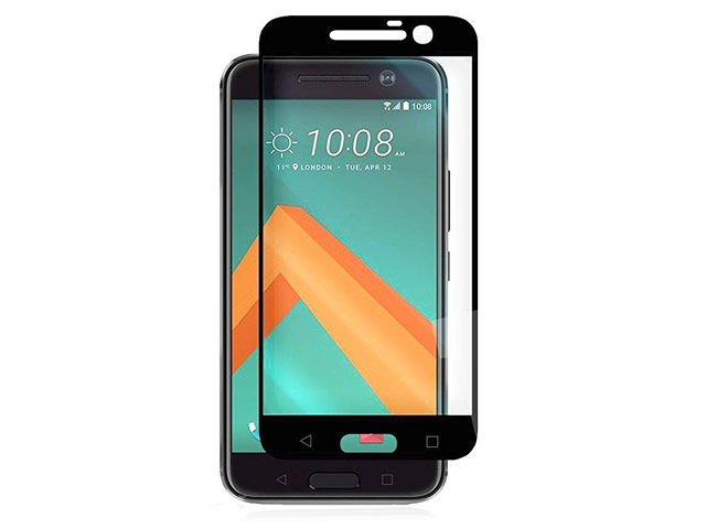 Защитная пленка Yotrix 3D Glass Protector для HTC 10/10 Lifestyle (стеклянная, черная)