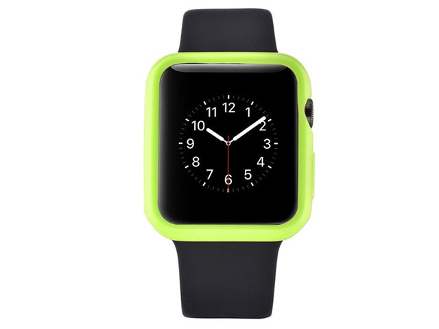 Чехол Devia Colorful case для Apple Watch 42 мм (зеленый, гелевый)