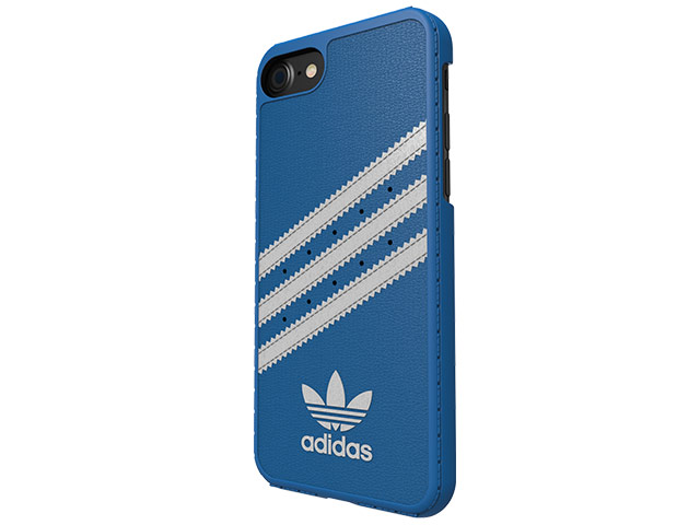 Чехол Adidas Moulded Case для Apple iPhone 7 (синий, кожаный)