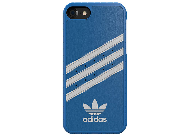 Чехол Adidas Moulded Case для Apple iPhone 7 (синий, кожаный)
