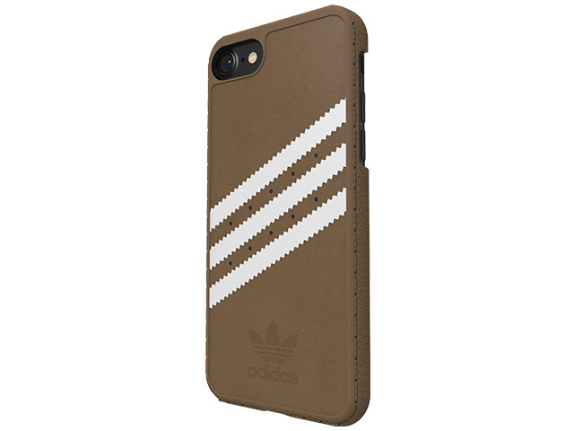 Чехол Adidas Moulded Case для Apple iPhone 7 (коричневый, кожаный)