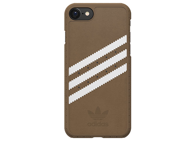 Чехол Adidas Moulded Case для Apple iPhone 7 (коричневый, кожаный)