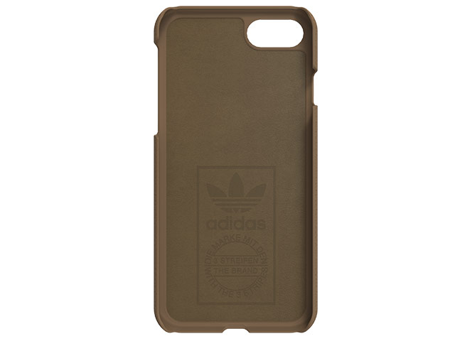 Чехол Adidas Moulded Case для Apple iPhone 7 (коричневый, кожаный)